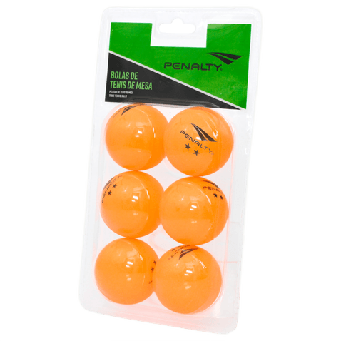 Kit 6 Bolas De Tenis De Mesa Penalty (Ping Pong)