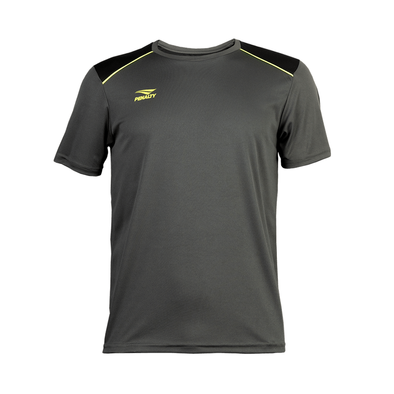 Camiseta Masculina Penalty Futebol Shoulder - Chumbo