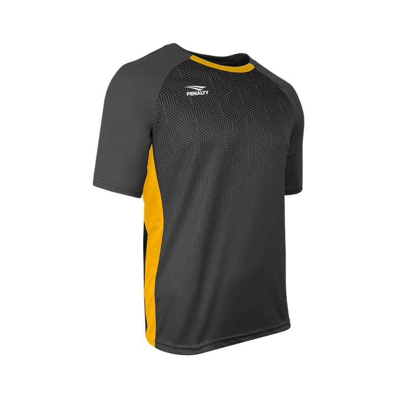 Camiseta Masculina Penalty Futebol Max - Chumbo
