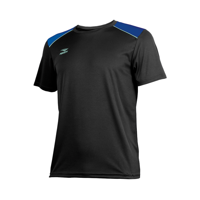 Camiseta Masculina Penalty Futebol Shoulder - Preto