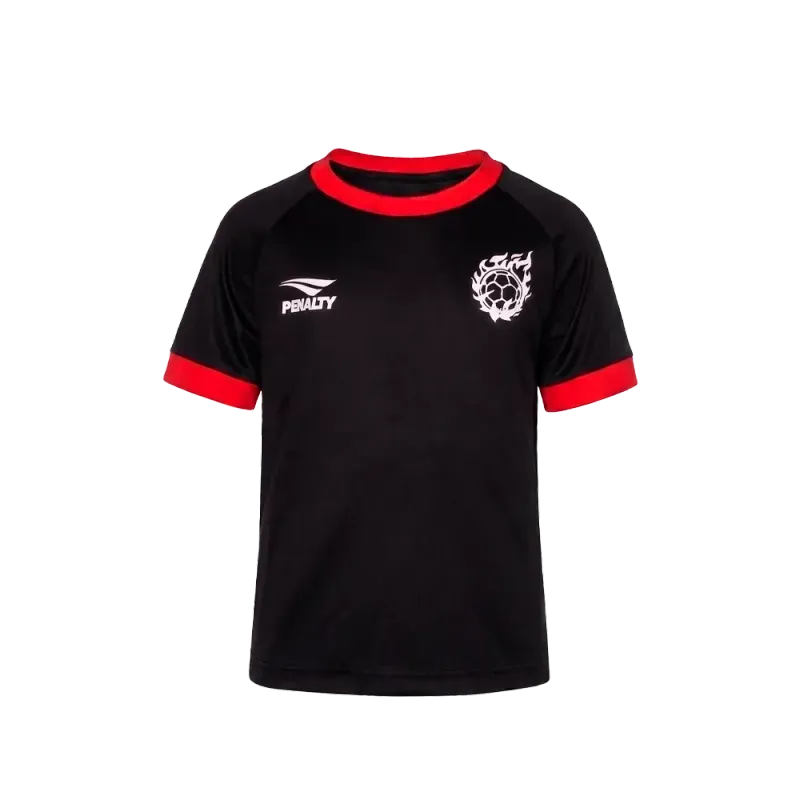 Camiseta Esportiva Penalty Infantil Futebol Fire