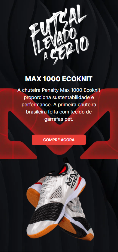 Chuteira De Futsal Penalty Max 1000