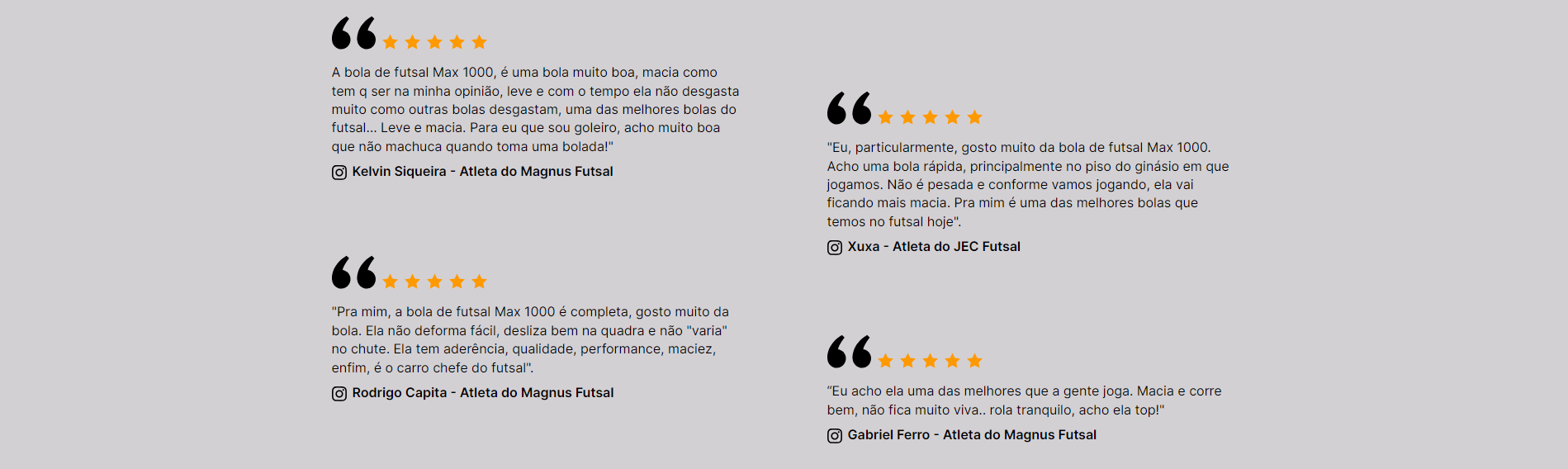 Opniões